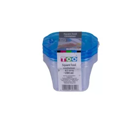   TOO KT-076 3db-os 280ml-es négyzet alakú ételtároló doboz szett