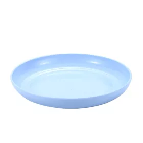   TOO KT-119 5db-os vegyes színekben búzaszalma műanyag kerek tányér szett, 20×3cm