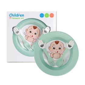   TOO KT-126 vegyes színekben búzaszalma műanyag Gyermek tányér készlet, 18.7×3.5cm