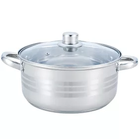   TOO KT-216 4 L-es fazék/lábas fedővel, 22cm-es konyhai rozsdamentes edény