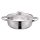 TOO KT-220 3 L-es kétfüles serpenyő fedővel, 22cm-es konyhai rozsdamentes edény