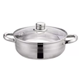   TOO KT-221 7 L-es kétfüles serpenyő fedővel, 28cm-es konyhai rozsdamentes edény