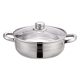 TOO KT-221 7 L-es kétfüles serpenyő fedővel, 28cm-es konyhai rozsdamentes edény