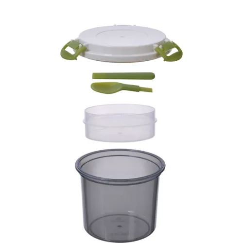 TOO KT-146 joghurt tároló kanállal, ételtároló doboz 600ml