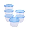 TOO KT-150 6 db-os kerek 745ml-es ételtároló doboz szett