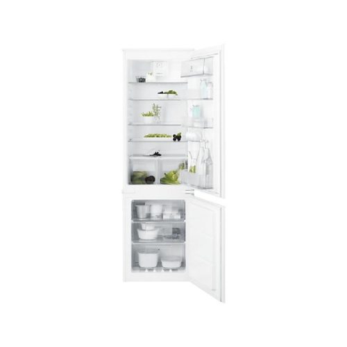 Electrolux ENT6NE18S fehér, alulfagyasztós, beépíthető, Hűtő:192L, Fagyasztó:61L, No frost hűtőszekrény