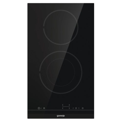 Gorenje ECT322BCSC fekete, beépíthető, elektromos üvegkerámia, főzőzóna: 2, beépíthető méret: 27cm, főzőlap