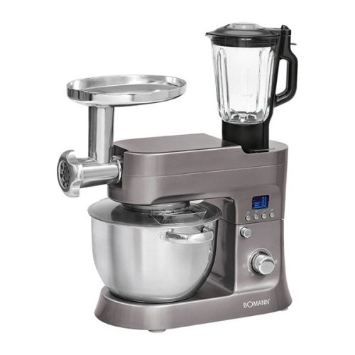 Bomann KM 1395 CB 1200W, 6,2L, titán konyhai robotgép