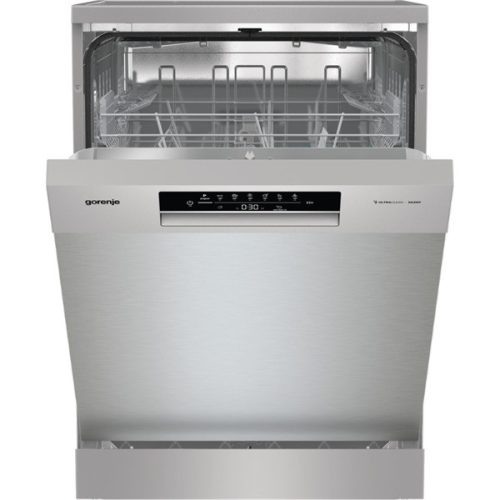 Gorenje GS642E90X ezüst, programok száma: 6, szabadonálló, 13 terítékes mosogatógép 