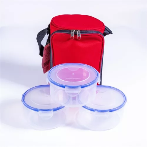 TOO CB-400 Hűtőtáska, ételhordó kerek ételtartóval