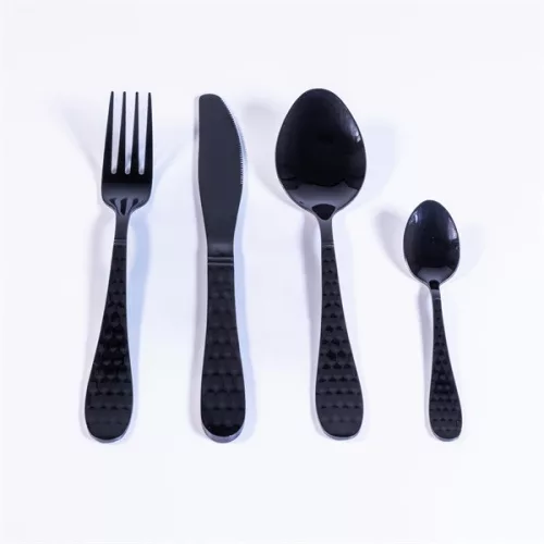 TOO KT-479 B Honey fekete 16 db-os evőeszköz készlet