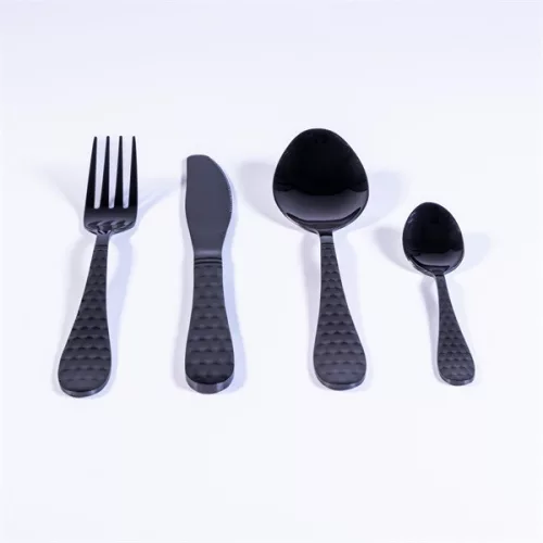 TOO KT-479 B Honey fekete 16 db-os evőeszköz készlet