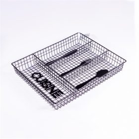   IRIS KT-210 CUISINE fémrácsos evőeszköztartó 32cmx26cmx4.5cm