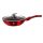 Berlinger Haus BH/1265N Metallic Line Burgundy Edition 28 cm fedővel, wok