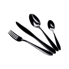   Berlinger Haus BH/3077 fényes fekete 24 részes evőeszköz készlet