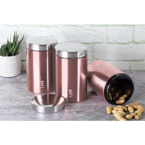 Berlinger Haus BH/6270 rózsaszín 3 részes tároló szett