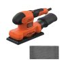 Black&Decker BEW220KAX-QS 150W kofferban 10 db csiszolópapírral vibrációs csiszoló
