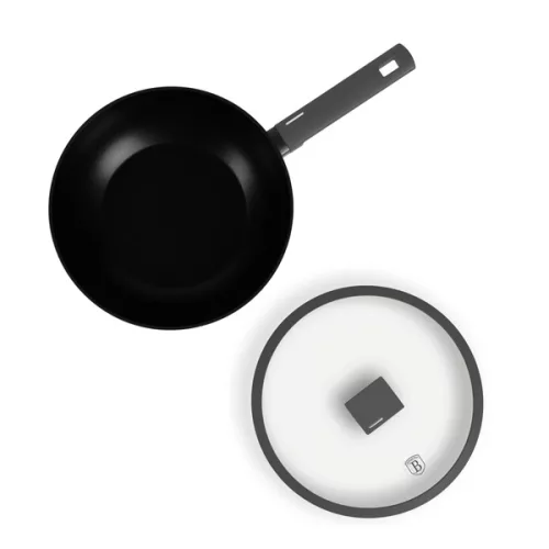 Berlinger Haus BH/8124 Antracit Collection 28 cm wok serpenyő fedővel