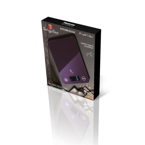 Berlinger Haus BH/9364 5 kg kapacitású, lila konyhai mérleg