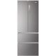 Haier HB17FPAAA inox, négyajtós, Hűtő:306L, Fagyasztó:140L, Total No frost hűtőszekrény