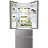 Haier HB17FPAAA inox, négyajtós, Hűtő:306L, Fagyasztó:140L, Total No frost hűtőszekrény