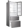 Haier HB17FPAAA inox, négyajtós, Hűtő:306L, Fagyasztó:140L, Total No frost hűtőszekrény
