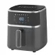 TOO AF-140B-1400 W fekete 5 L forrólevegős sütő (air fryer/airfryer) digitális vezérléssel 
