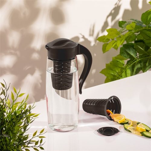 IRIS C-00250 Karefe Oval kancsó gyümölcstartóval 1.600ml, fekete vagy elfántcsont színű