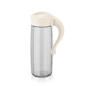   IRIS C-00317 Domi Polygon üvegkancsó 1.600ml, fekete vagy elfántcsont színű