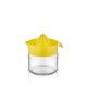 IRIS C-00135 Fresia citromfacsaró üveg tárolóval 300ml, narancs vagy citromsárga színű