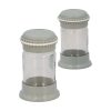 IRIS Macaron Salt&Pepper üveg fűszerszóró szett 2*105ml, rószaszín, fehér, szürke vagy kék színű HN-1139