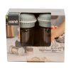 IRIS Macaron Salt&Pepper üveg fűszerszóró szett 2*105ml, rószaszín, fehér, szürke vagy kék színű HN-1139