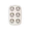 IRIS MIX szilikon muffin sütőforma 6 darabhoz, szürke, fekete vagy piros színű SL-3207