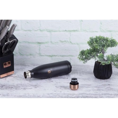 Berlinger Haus BH/6400A  0,5L, fekete- rózsaarany palack alakú termosz