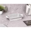 Berlinger Haus BH/7649 szatén szürke 40 cm, mély hosszúkás sütőtepsi szilikon fogóval