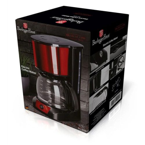 Berlinger Haus BH/9158 burgundy filteres kávéfőző