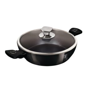   Berlinger Haus LP-KL-135P 3,8L Black Vantage Collection 28 cm alacsony lábas fedővel