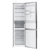 Candy CCE4T620DX inox inox, alulfagyasztós, Hűtő:258L, Fagyasztó:119L, No frost hűtőszekrény