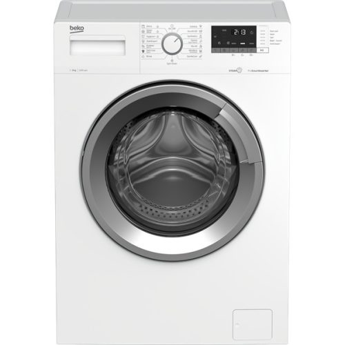 Beko WUE 8612 XS0 fehér, elöltöltős, max.1200ford., 8 kg, mosógép