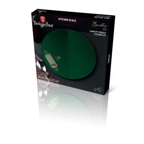 Berlinger Haus BH/9429 Emerald Collection smaragdzöld konyhai mérleg