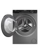 Haier HW80-B14959S8U1S antracit, elöltöltős, max.1400ford., 8 kg, mosógép