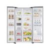 Samsung RS62DG5003S9EO inox, Side-by-Side, Hűtő:418L, Fagyasztó:237L, hűtőszekrény