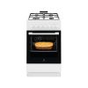 Electrolux LKK520032W fehér, szabadonálló, gáz, kombinált, főzőzóna: 4, sütő:57L, grill, tűzhely