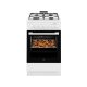 Electrolux LKK560011W fehér, szabadonálló, gáz, kombinált, főzőzóna: 4, sütő:58L, grill, tűzhely