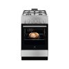 Electrolux LKG504011X Inox, szabadonálló, gáz, főzőzóna: 4, sütő:57L, grill, tűzhely