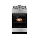 Electrolux LKG504011X Inox, szabadonálló, gáz, főzőzóna: 4, sütő:57L, grill, tűzhely
