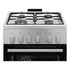 Electrolux LKG504011X Inox, szabadonálló, gáz, főzőzóna: 4, sütő:57L, grill, tűzhely