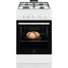 Electrolux LKG500013W fehér, szabadonálló, gáz, főzőzóna: 4, sütő:59L, tűzhely
