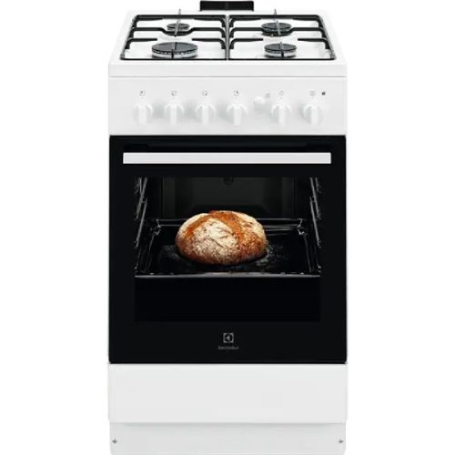 Electrolux LKG500013W fehér, szabadonálló, gáz, főzőzóna: 4, sütő:59L, tűzhely