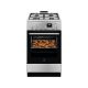 Electrolux LKK560232X Inox, szabadonálló, gáz, kombinált, főzőzóna: 4, sütő:58L, grill, tűzhely